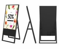 Nouvel écran publicitaire LCD vertical ultra-fin portable de 43 pouces avec animation pour les magasins de détail, les centres commerciaux et la signalisation directionnelle