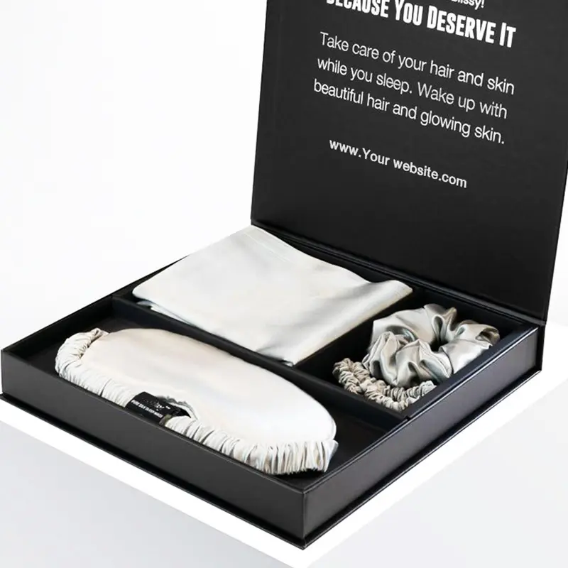 Customised Luxury Double Side 100% Silk pillow case Mulberry 22 MM Silk Pillowcase and eye mask gift set