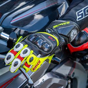 ถุงมือขี่รถจักรยานยนต์ของผู้ชายถุง<span class=keywords><strong>มือ</strong></span>แข่งรถวิบากโมโตครอสแบบกำหนดเองทนทานต่อการสึกหรอ - Product Image 4