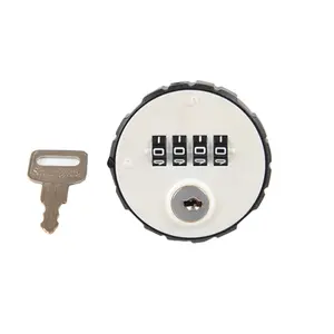 YH1210橱柜圆形4数字组合凸轮锁填充家具橱柜锁带万能钥匙，滑动门锁智能