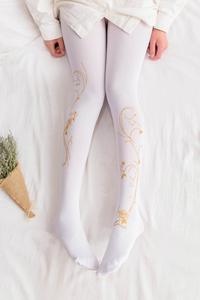 <span class=keywords><strong>Calze</strong></span> Autoreggenti Uniche Taglie Forti con Gonna Nera in Nylon per Donna - Product Image 4