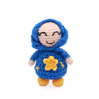 Cadeau de l'Aïd al-Fitr pour les filles, poupée de prière musulmane au crochet avec hijab, jouet éducatif islamique, cadeau de célébration du Ramadan