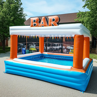 Bar de piscine gonflable personnalisé Tente de bar gonflable Bar de piscine gonflable avec sièges pour les fêtes