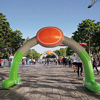 En gros PVC Racing Arche Événement Commercial Entrée Publicité Arc Gonflable pour Bienvenue Course pour Événements Sportifs