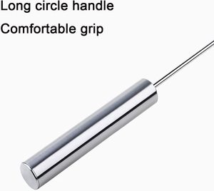 <span class=keywords><strong>Frusta</strong></span> rotante da 12 pollici in acciaio inossidabile pratico interruttore per frullino per le uova in metallo per <span class=keywords><strong>la</strong></span> <span class=keywords><strong>cucina</strong></span> - Product Image 2