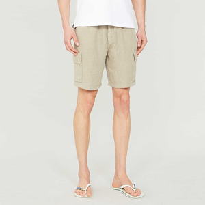 Personnalisé Été Sweatwear En Gros <span class=keywords><strong>lin</strong></span> short hommes - Product Image 1