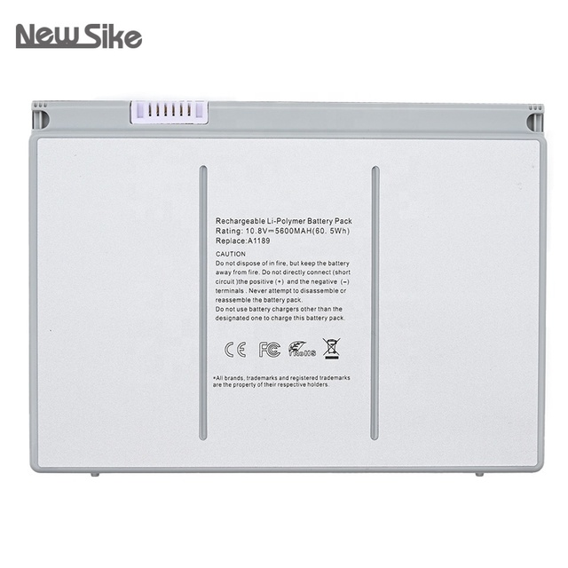 High Capacity Li-Polymer Replacement Battery A1189 Compatible with MacBook Pro 17" 2006-2008 Notebook