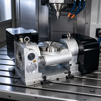 Table rotative CNC 5 axes haute précision 170 mm, type de frein pneumatique pour usinage de métaux à large spectre, directement de l'usine