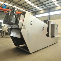 Presse à vis Jinwantong en acier inoxydable 304 pour la déshydratation des boues, déshydrateur de boues pour stations d'épuration 5-200m³/h