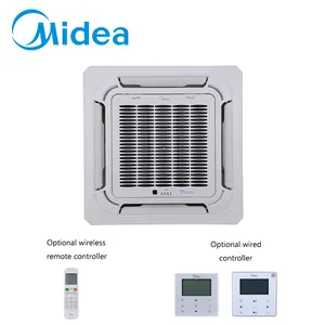 Midea 12000btu fluxo de ar 4 vias teto cassete central vrv vrf sistema comercial ar condicionado unidade china fabricante