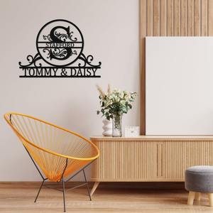 Customized Iron Hanging Metal Wall <b>Art</b> Wall Hanging One-Piece Custom - Product Image 5