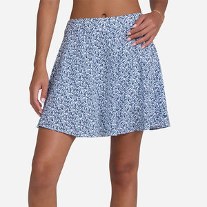 Logotipo personalizado de OEM 100% poliéster de secado rápido lavable bolsillo lateral deporte de las mujeres completo impreso falda de golf de cintura alta - Product Image 4