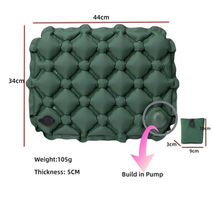 Outdoor Inflatable Chair Moisture-Proof Lightweight Seat <b>Cushion</b> with Build in Pump Travel Camping Seat Mat RTS Bulk Mixed Order - Product Image 2
