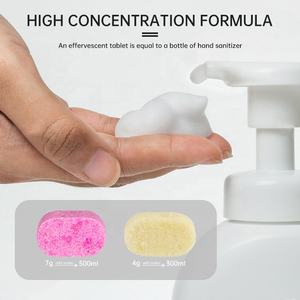 Üretici satış 4G 7G ısmarlama antibakteriyel kokulu el yıkama efervesan Tablet çevre dostu el sabunu köpüren Tablet - Product Image 5