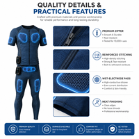 Professioneller EMS-Jumpsuit für Herren, Yoga-Set mit 7 Zonen, Dual-Control-Wassersprühfunktion, Puls-Bodybuilding-Fitness-Bekleidung, Activewear-Shop