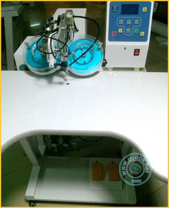 Máquina ultrasónica semiautomática de alta velocidad con PLC para aplicación de diamantes de imitación en tela, 200-270 piezas/minuto, nueva de fábrica. - Product Image 3