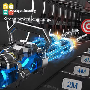 Explosão Gelo Elétrica Caterpillar Tiro Tiro Gatling Pistola De Água Simulado Chama <span class=keywords><strong>Sensor</strong></span> Luz Gatling Pistola De Água Elétrica - Product Image 5
