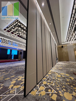 Cloison mobile insonorisée, cloison acoustique amovible pour hôtel, salle de conférence