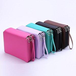 Atacado de 184 Peças de Estojo de Lápis de Material PU com 4 Camadas para Desenho e Colorir - Product Image 5