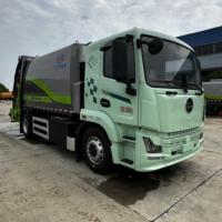 Nouveau camion compacteur de déchets électrique Dongfeng 4x2 avec station de transfert des déchets à moteur EV