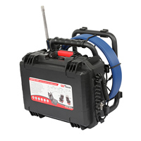 Promotion 13.3 "moniteur caméra d'inspection de vidange d'égout câble en fibre de verre compteur de compteur intégré