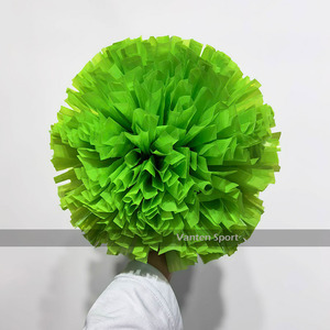 Esprit d'équipe en plastique POM vert pomme vif néon violet bleu royal rouge rose multicolore pom-pom girl sport acclamation danse poms - Product Image 2