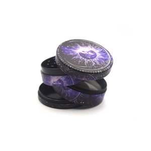 Yiwu Juji, venta al por mayor, molinillo de tabaco de aleación de Zinc OEM, <span class=keywords><strong>4</strong></span> capas, 40MM, 50MM, 63MM, máquina molinillo de hierbas de Metal para tienda de fumadores - Product Image 4