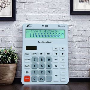 Calculadora de Escritorio TAX con Calendario y Alarma, Material Plástico, Pantalla, Funciona con Batería - Product Image 3