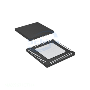 MAX9671CTH+ Electronics Parts Components Interface BOM IC In Stock IC AUDIO/VIDEO SWIT DUAL 44TQFN 44 WFQFN Exposed Pad - Product Image 1