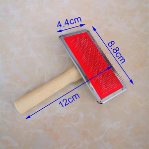 Cardes à laine à manche en bois, grandes cardes à main, <span class=keywords><strong>brosse</strong></span> lissante <span class=keywords><strong>pour</strong></span> le toilettage des chiens, cardes <span class=keywords><strong>pour</strong></span> le filage et le tissage, brosses à carder <span class=keywords><strong>pour</strong></span> le feutrage à l'aiguille de la laine - Product Image 5