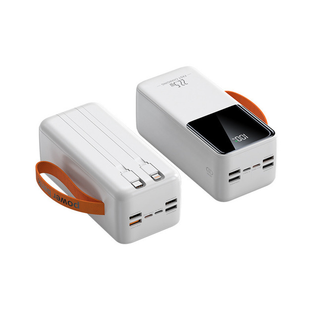22.5W 50000mAh Plastic Power Bank Fast Charging Lithium Polymer Battery Long Battery Life for Cross-Border Wholesale