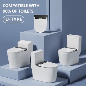 Smart Ultra-Thin Electric <strong>Bidet</strong> <strong>Toilet</strong> <strong>Seat</strong> <strong>with</strong> Heating Cleaning Remote Control Plastic Elongated <strong>Seat</strong> Modern Design - Product Image 6