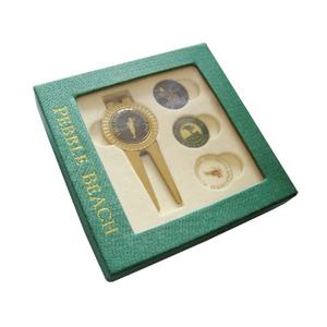 Juego de Golf de Metal Personalizado en Oferta, Marcador de Pelota Magnético con Forma de Horquilla de Golf - Product Image 1