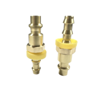 Raccord rapide en laiton de style allemand 6mm 8mm 10mm, connecteur mâle pour tuyau d'air, raccord en laiton