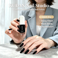 KUDAN Vernis à ongles pailleté effet eau, tendance, pelable, pour DIY à domicile, certifié, vente en gros pour salons UE et États-Unis