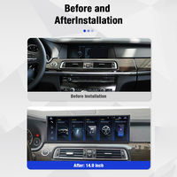 ZWNAV 2560*720p 14.9 " Auto Apple Carplay pour BMW Série 7 F01 F02 F04 2009-2015 LINUX Os Lecteur multimédia automobile GPS Navigation
