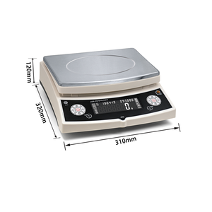 Báscula de alta precisión Veidt Weighing HUAZHI PULISITE PTQ-B15 de 15 kg con celda de carga de 1 g y calibración externa, precisión de 0.01 - Product Image 3