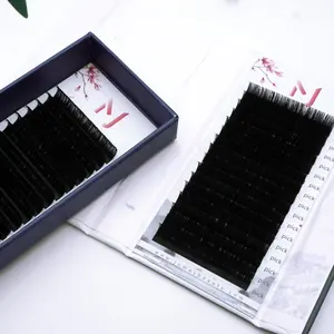 Wispy İnsan saç kirpik toptan özel etiket 3d vizon lashes hacim kirpik uzatma doğal