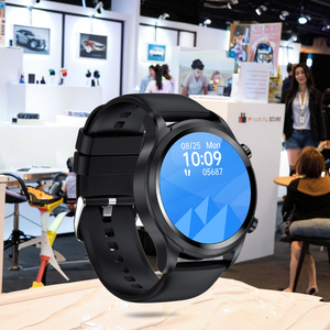 2024ใหม่ IP67กันน้ำสแควร์จอแสดงผลสัมผัสเต็มรูปแบบไอผู้ช่วยเสียงนาฬิกาสมาร์ท unisex กีฬา Android NFC ยาง - Product Image 4