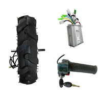 Kit de conversion de moteur de moyeu de brouette électrique à couple élevé 150N 16 pouces pour chariot de brouette de roue de wagon agricole