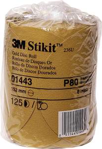 3M Hookit 6 Inch 150mm 236U 216U Paper <strong>Disc</strong> <strong>Sanding</strong> <strong>Discs</strong> For Obital Sander - Product Image 6