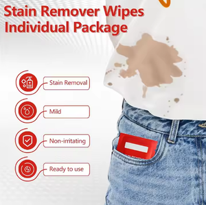 Lingettes détachantes à lessive instantanée | pré-humidifiées et portables | pour vêtements, tapis et tissus - Product Image 5