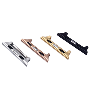 Adaptateur de connecteur de bracelet de montre pour <span class=keywords><strong>Apple</strong></span> <span class=keywords><strong>Watch</strong></span> Series 10 42mm 46mm pour IWatch Series 9 <span class=keywords><strong>8</strong></span> 7 38 40 <span class=keywords><strong>41</strong></span> 45 49 <span class=keywords><strong>mm</strong></span> Noir Argent Or - Product Image 1