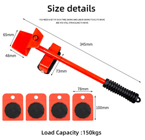 <span class=keywords><strong>Meuble</strong></span> Mover universel roue lourde meubles rouleau outils de déménagement meubles lourds & appareil de levage ensemble de transport - Product Image 5