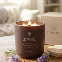 Bougie parfumée en cire de soja de 12,7 oz, vente chaude, cadeau, aromathérapie, personnalisable, vente en gros, marque privée, avec couvercle, coffret cadeau luxueux