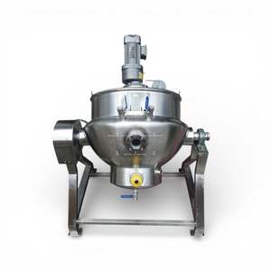 Mélangeur mélangeur-cuiseur planétaire en acier inoxydable avec pompe et boîte de vitesses pour la cuisson de bonbons aux cacahuètes, de sucre, la pâtisserie et l'utilisation en moulin à farine - Product Image 5