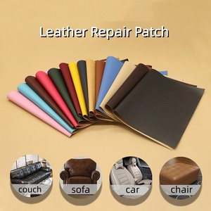 Kits de réparation de cuir autocollants en stock pour voitures, patchs de réparation de cuir autocollants pour canapés et chaises - Product Image 2