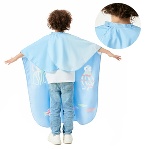 Wholesale Custom Logo Salon Waterproof 100% Polyester Patterned Hair Cutting <strong>Barber</strong> <strong>Cape</strong> for Boys Girls Kids and Children189A - Product Image 3