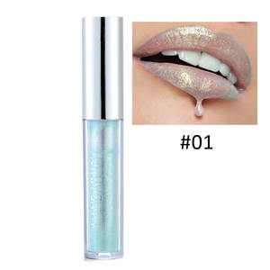 HANDAIYAN 6-kleuren Diamond Shine Metallic Vloeibare Lipstick Langdurige Glitterpoeder Lipgloss - Product Image 5