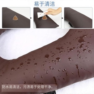 เบาะรองนั่งชักโครก สีน้ำตาลกาแฟ สีน้ำเงินรอยัล ผ้ากำมะหยี่ กันน้ำ เพิ่มความสูง สำหรับผู้สูงอายุ - Product Image 4